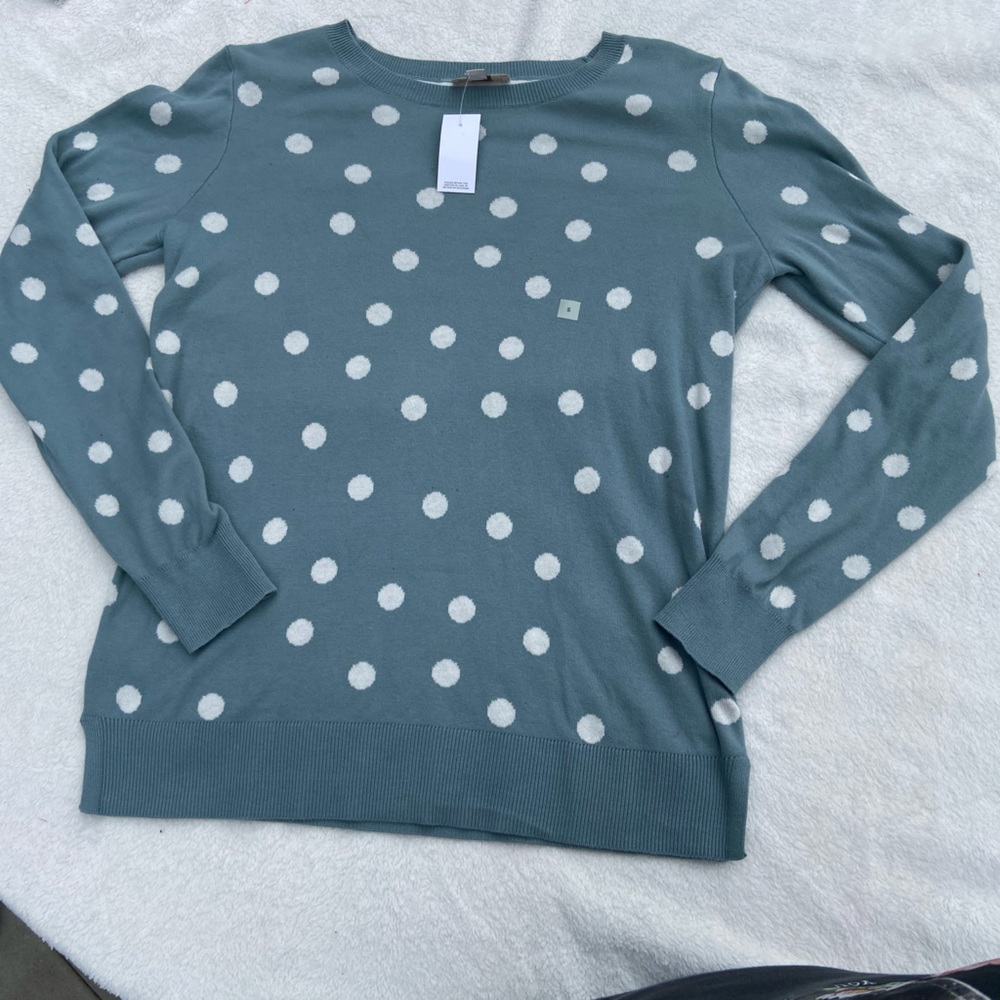 LOFT Polka Dot Sweater